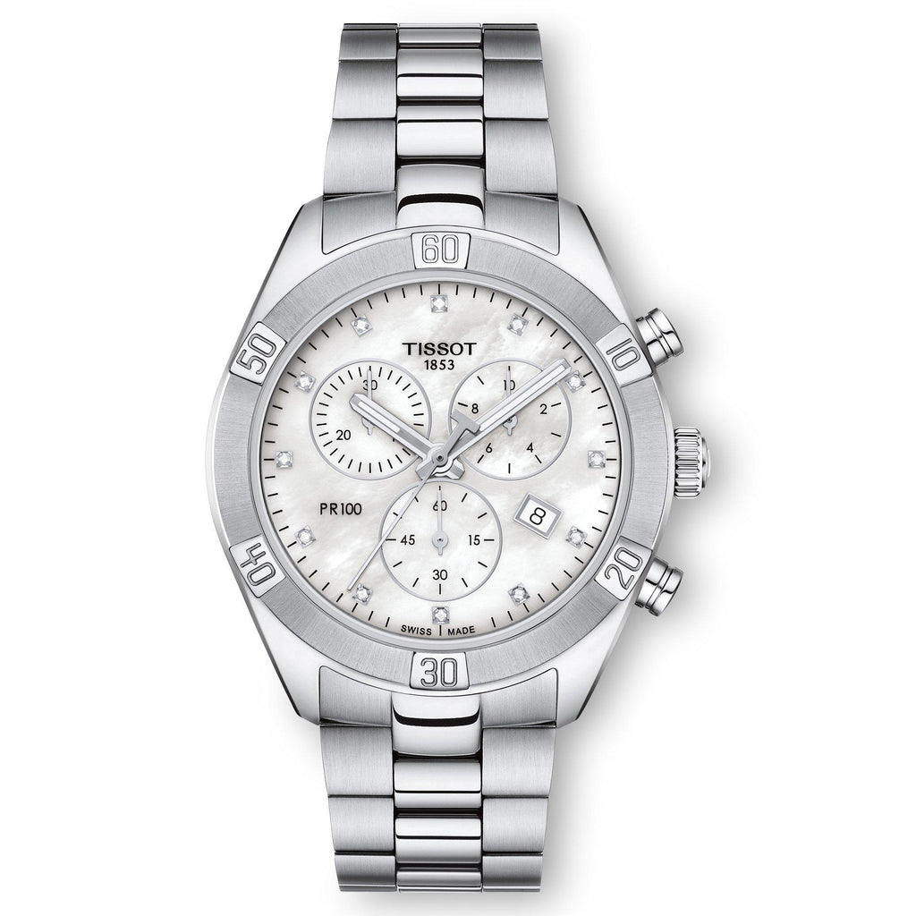 TISSOT PR 100 Sport Chic Lady Chronograph Uhr - MegaGIZZ WATCH