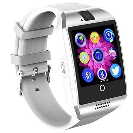 Smartwatch mit Bluetooth / Kamera, Weiß - MegaGIZZ WATCH