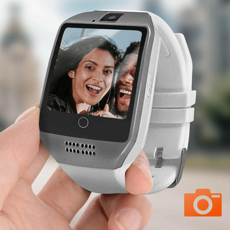 Smartwatch mit Bluetooth / Kamera, Weiß - MegaGIZZ WATCH