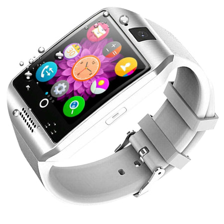 Smartwatch mit Bluetooth / Kamera, Weiß - MegaGIZZ WATCH