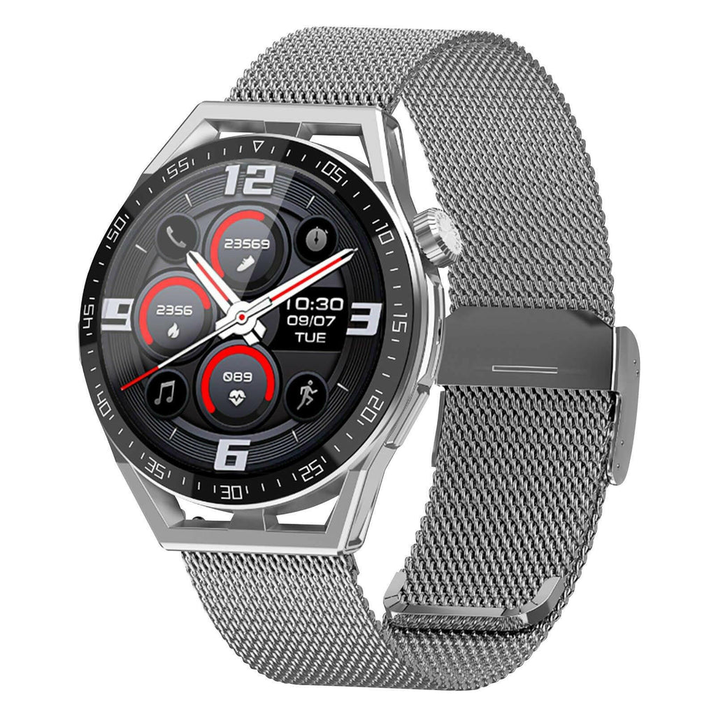 Rubicon Smartwatch Silber Kardio-Tracker - MegaGIZZ WATCH