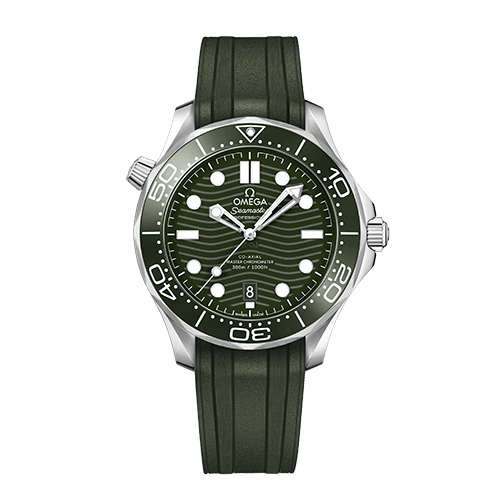 Seamaster Diver 300M 42 mm, steel on rubber strap - 210.32.42.20.10.001 - MegaGIZZ WATCH